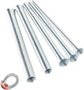 Spring Tube Benders Tubing Benders Spring for Pipe O.D.1/4, 5/16, 3/8, 1/2, 5/8 Inch Tube Bender Kit for Copper Aluminum Thin Wall Steel Tubing， 5 Pieces