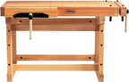 Sjobergs 33246 1500 Elite Woodworkers Beech Workbench, With Two Large Vices and Endless Options