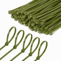 8 Inch Army Green Zip Tie 1000 PCS, 40 Lbs - Small to Medium Zip Tie, Nylon PA66 UV Resistant Cable Tie Heavy Duty for Indoor and Outdoor Use - Ideal for bundling and securing objects