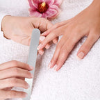 1 PCS Diamond Nail File Double Sided Metal Fingernail Manicure Files for Polish Nail, Removes Nail Ridges 5 Inches