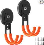 Strong Magnetic Hooks Heavy Duty, 2.6in Neodymium Magnets With Hooks For Hanging, Magnetic Tool Holder, Large Magnetic Storage Utility Hook For Cruise Cabins, Refrigerator, Garage,Outdoor Garden