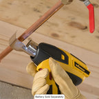 Wagner SprayTech 2467225 FURNO 550 18V Variable Temp Cordless Crafts, Wire Shrinking, Defrosting Pipes, with 2 Nozzles – Bare Tool Heat Gun, Yellow