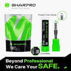 SHAPPRO 3/16 Inch Shank Carbide Square End Mill, 4 Flute CNC Milling Bits, Heat-Resistant Metal Cutting Bits Suitable Alloy Steel, Stainless Steel, Various Cast Iron