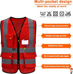 safety vest red