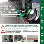 Circular Saw Blade 6-1/2 Inch - 24T ABT Wood Cutting Saw Blade with 4/5” Arbor for Wood, Plastic, Plywood, Particle Boards, Multilayer Boards(3 Pack)