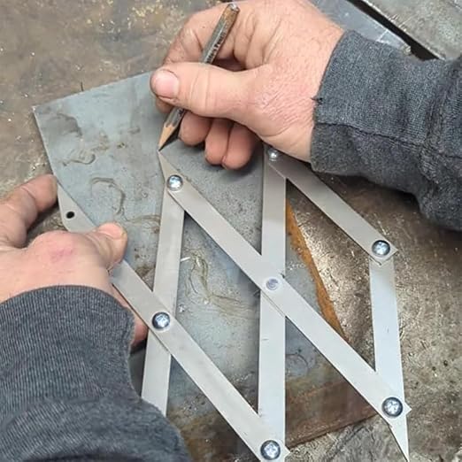 Picket Master Pro 3 Point Center Finder for Precise Measurements,Center Point Finder, Center Finding Tool,Equidistant Measuring Tool,Wood Working Welding Precise Center Finding