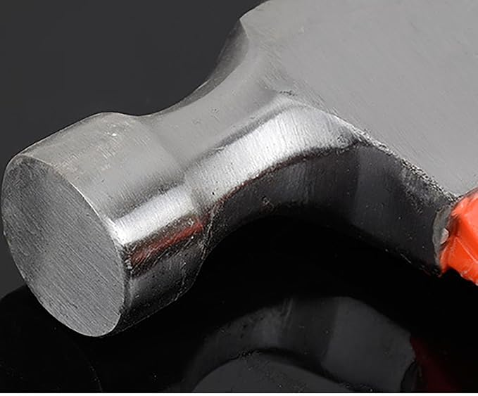 Claw Hammer, 11 Oz Forged Steel Stubby Tack Hammer with Shock-absorbing Leather Handle for Driving and Pulling Out Nails (1)