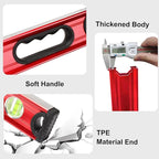 BETHEL Digital Level with LCD Display,24Inch Magnetic Digital Torpedo Level, Vertical & Horizontal Spirit Bubble Measuring Tools for Woodworking Construction Craftsman