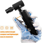 Air Die Grinder - 1/4", Right Angle, 20,000 RPM, Pneumatic Power, Safety Lock, 90 Degree, Mini, Angle Die Grinder for Grinding, Polishing, Cutting and More