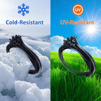 Large Zip Ties 18 Inch (120 Pack) - Heavy Duty, 220 lb Tensile Strength, Black Cable Ties, Extra Long Wire Ties, SKALON