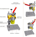 Mini Drill Press, Benchtop Drill Press, Portable Electric Drilling Machine, CNC 795 Motor, B10 Chuck, Drill Bit and Clamp for Metal Wooden Jewelry DIY and Crafts Projects