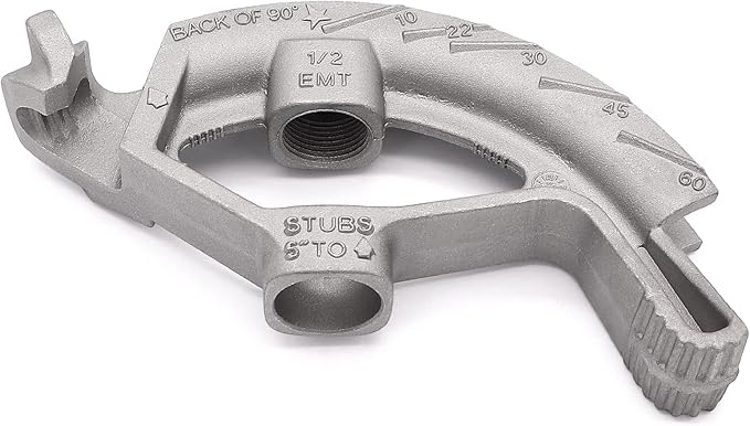 1/2-inch EMT Conduit Pipe,Conduit Hand Bender Tool for 1/2 in. EMT Pipes,Bender Head Aluminum