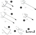 170PCS Pegboard Hooks Assorted | Peg Board Hooks for Hanging Tools - Ideal for Pegboard Organizer