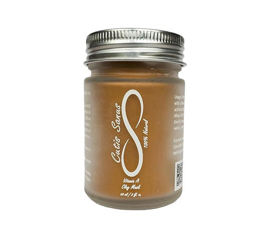 100% Natural Vitamin A Clay Mask 120g All Clay & No Water-VeraVaultWomen