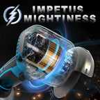 Brushless Cordless Angle Grinder Kit, 28000rpm Mini Electric Angle Grinding Tool with 2x21V 2000mAh Battery and 6-Cutting Discs, Grinder Handheld Cutter for Metal Wood