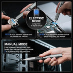 STREBITO Mini Electric Screwdriver Set 144-Piece Electric Precision Screwdriver, 3.7V Power Screwdriver Cordless, Rechargeable Small Electric Screwdriver Kit, PC Electronic Phone RC Drone Repair Tool