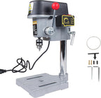 RATTMMOTOR Benchtop Drilling Machine 340W 110V/220V 16000RPM Mini Bench Drill Press 25mm Stroke Drill Chuck 1-10mm Multi-Function Drilling Milling Machine (220V)