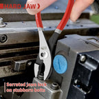 Slip Joint Pliers, Small Pliers with Non Slip Handle, High Carbon Steel, 8 Inch Pliers for Tightening, Loosening and Gripping Nuts and Bolts