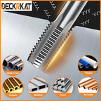 1-1/4"-11-1/2 NPT Pipe Tap, Precision Carbon Steel NPT Tap Set for Clean Accurate Threads, 1-1/4-11-1/2" NPT Tap, Perfect for Plumbers Mechanics DIYers, with Durable Plastic Case.