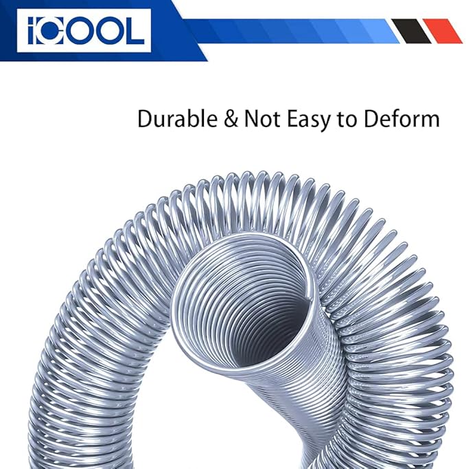 ICOOL 5pcs Spring Tubing Benders Set 1/4, 5/16, 3/8, 1/2, and 5/8 Inch for Soft Copper, Brass, Aluminum and Thin Wall Steel Tubing