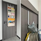 Over The Door Metal Hooks with Plastic Coating 5.5" Fit 0.5" to 1 3/8" Door 6 Pcs Heavy Duty Single Towel Robe Rack Wreath Bathroom Shower Hanger Shoe Organizer Ironing Board Short White