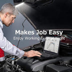 2 Pcs Rechargeable LED Work Light BBQ Grilling Accessories with Magnetic Base, 180° Rotate Mechanic Grill Light for Car Repair, Emergency, Camping, Outdoor & Mechanics Tools