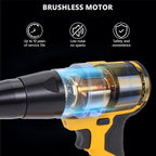 Cordless Rivet Gun Tool for Dewalt 20V Max Battery(No Battery), Brushless Electric Automatic Rivet Gun,Brushless Motor for Rivets 1/8'', 5/32'', 3/16", for Metal, Plastic and Leather