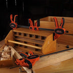 Jorgensen 24" One Hand Clamp/Spreader - 2-pack, Medium Duty, E-Z Hold Bar Clamps Set