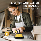 Electric Random Orbital Sander Brushless 350W 3A Multi-function Variable Speed Corded Orbital Sanders Machine For Woodworking, Car, Drywall Sanding, Polishing…