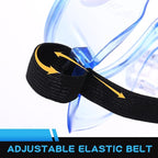 Yunsailing 30 Pack Protective Safety Goggles Clear Lab Over Glasses Anti Fog Eye Protection Goggles for Men Women(Clear Blue)