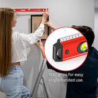 Kapro - 770 Exodus Professional Box Level - 36" - With 45° Vial & Ruler - For Leveling, Measuring, Marking, and Cutting - Features 3 Vials, Precise Straightedge, and Wall-Grip