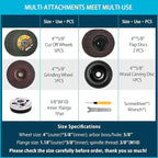 Angle Grinder, 4inch Cordless Angle Grinder, 18V/21V Grinder with 9 Grinding Wheels, 12000RMP Power Grinder Compatible with Makita Battery, Cutting/Deburring Grinder Tool (Battery sold Separately)