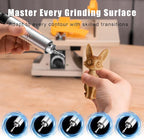 DZQ 69Pcs Accs Mini Table Saw Jewelry Making Polisher w/Flex Shaft Multifunctional Bench Grinder Sander Buffing Machine Woodworking Tool 10,000Rpm 750W