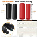 0 Gauge Tinned Copper Lugs 10 PCS 1/0 AWG - 1/2'' Cable Lugs UL Listed Terminals 1/0 Gauge Wire Lugs Battery Cable Ends 10 PCS Heavy Duty Closed End Crimp Copper Lugs with 10 PCS 3:1 Heat Shrink Tube