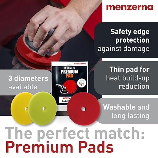 menzerna Polishing Set – HCC1000, MCC2500 & 3800 | 3-Step System for Scratch Removal, Swirl Elimination & Mirror-Like Finish