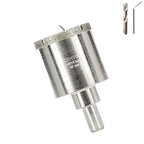 1-9/16inch | 40mm Diamond Hole Saw with Center Drill bit and Diamond-Coated Center Drill bit for Ceramic Glass Marble Fiberglass Granite and Porcelain Tiles by CENYB