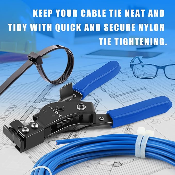 Knoweasy Zip Tie Tool and Cable Tie Tool for Plastic or Nylon Cable Tie