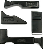 Wicks Aircraft 2X Deluxe Rivet Gun Set, Includes: 2X Rivet Gun, 4 Bucking Bars, 10 Rivet Sets, and Air Tool Oil.