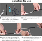 1-1/2 inch ((Diameter)) 3:1 Dual Wall Adhesive Heat Shrink Tubing, Large Glue Lined Marine Cable Sleeve Tube, Premium Wire Wrap Protector for DIY by MILAPEAK (4 Feet, Black)