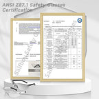 10 Pack Clear Safety Glasses with ANSI Z87.1 Scratch Resistant Eyewear for Women Man Lab Goggles Eye Protection