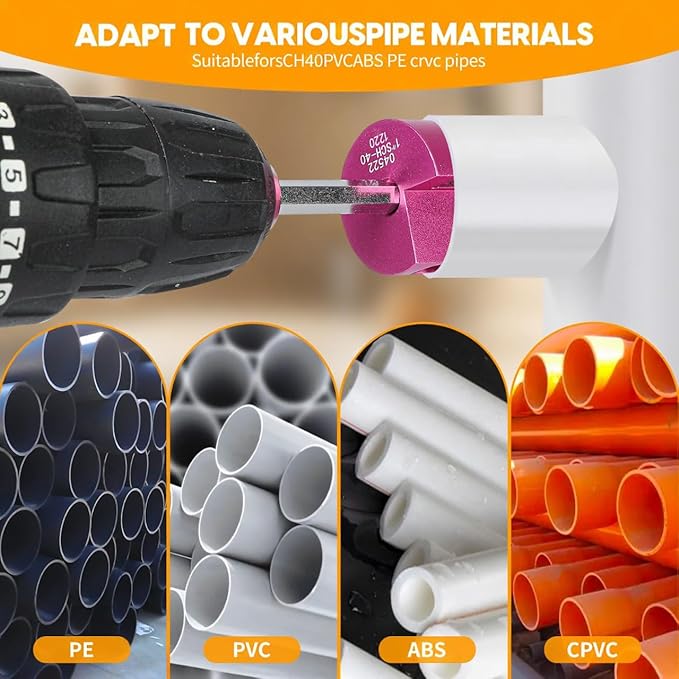 9PCS Professional PVC Pipe Reamer Tool