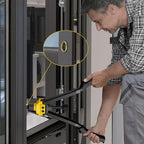 Rivet Nut Tool Rivet Nut Kit, 16" Rivnut Tool Kit with 13 Metric & SAE Mandrels Rivet Nut Assortment Kit with 130 Rivet Nuts, Hand Riveters Nutsert Tool Kit with Durable Blow Molded Case