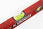 Kapro - 105 Topgrade Gradient Box Level - With Slope Measurements - Features Pre-Set Sloped Vials, Rubberized End Caps, Finely Milled Precision Surface - Hand Calibrated - Aluminum - 24 Inch