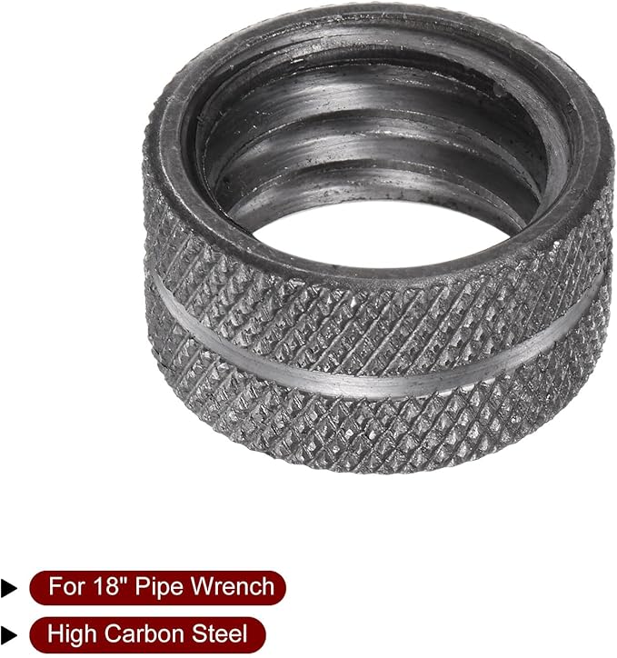 HARFINGTON Pipe Wrench Nut 18" Plumbing Wrench Replacement Knurl Nut Carbon Steel for 18" Adjustable Wrench