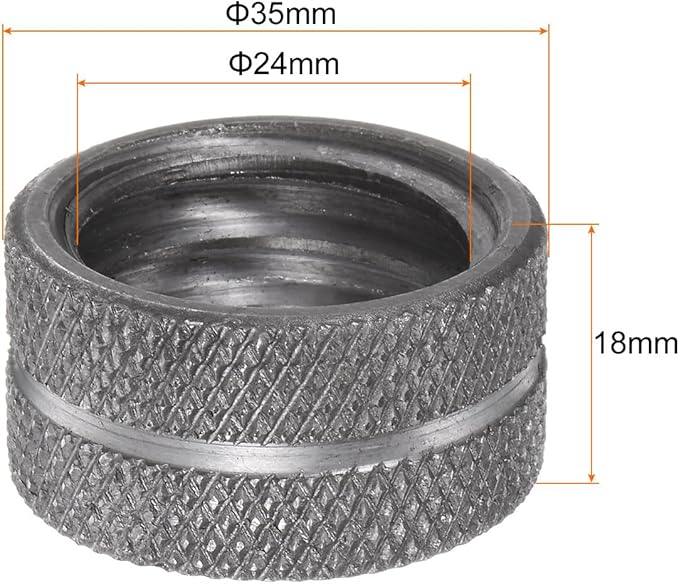 HARFINGTON 18" Pipe Wrench Nut Alloy Steel Replacement Parts for 18-inch Adjustable Pipe Wrench
