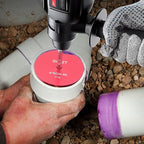 PVC Pipe Reamer, 6 Piece Plastic PVC Pipe Fitting Saver Kit Fit into Standard 1/2" Drills PVC Socket Saver Tool Contains 3/4inch, 1inch, 1-1/2inch, 2inch, 3inch, 4inch Head