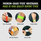 600 WristCo Purple Tyvek Wristbands for Events - Comfortable Tear Resistant Paper Bracelets ID Wrist Bands for Concerts Festivals Admission Party Identification