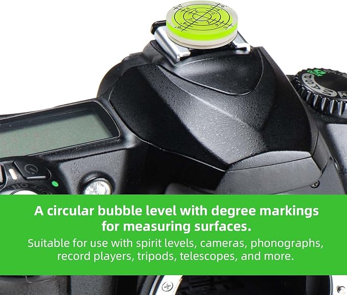 9pcs Small Bubble Spirit Level, Square & Round Circular Bubble Level Mini Magnetic Spirit Leveler Measure Tool for Leveling Phonograph Turntable Camera Tripod Drill