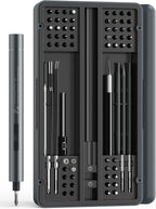 iFu Mini Electric Screwdriver, 90 in 1 Precision Screwdriver Set – Small Cordless Power Screwdriver with LED Light & 64 Magnetic Bits, Repair Tool for Phone Laptop Camera Watch Computer