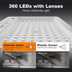 31000Lumen LED Work Light 260w with Tripod Stand Work Lights 5 Head Portable Work Light with Anti-Glare Lenses,19.7ft Power Cord, Height Adjustable, IP66 for Job Site, Garage, Outdoor Use